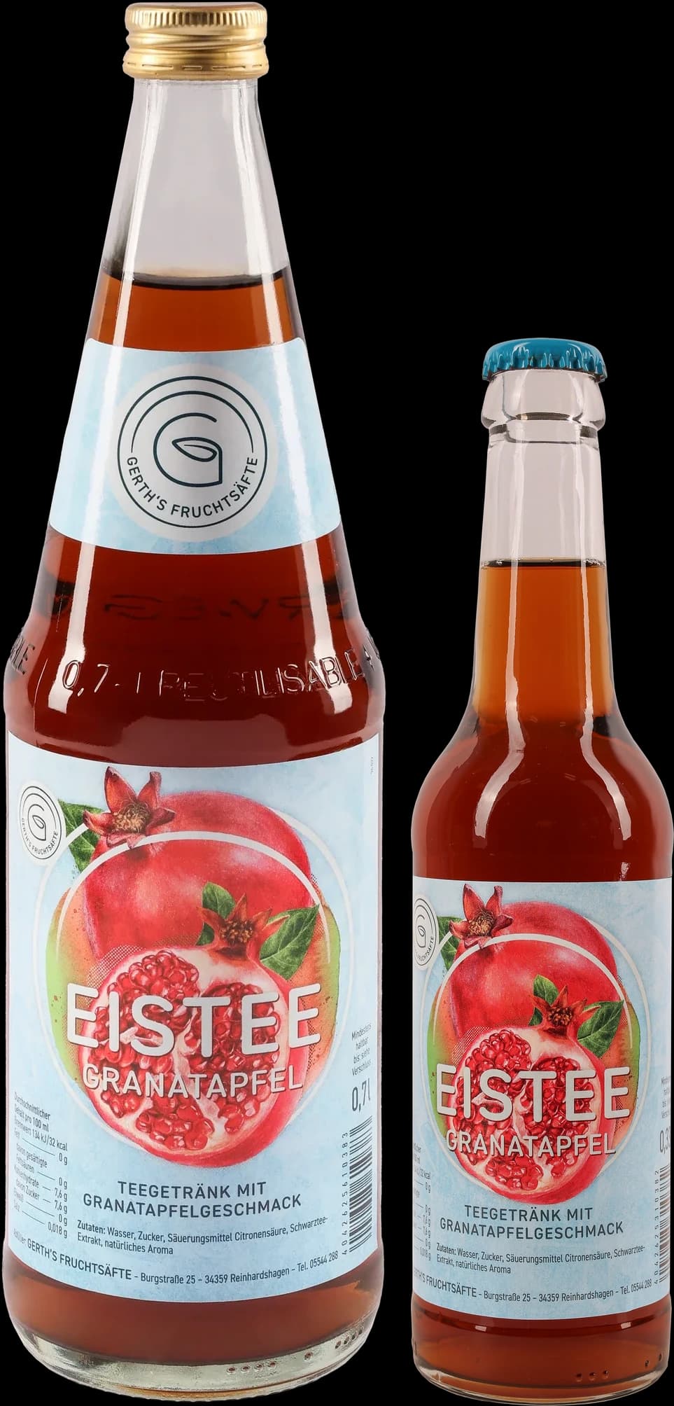 Eistee Granatapfel